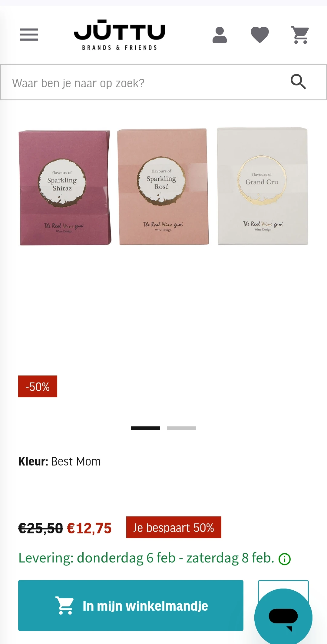 Juttu VINOOS Festive Giftset Golden Trio Deluxe Best Mom 50%