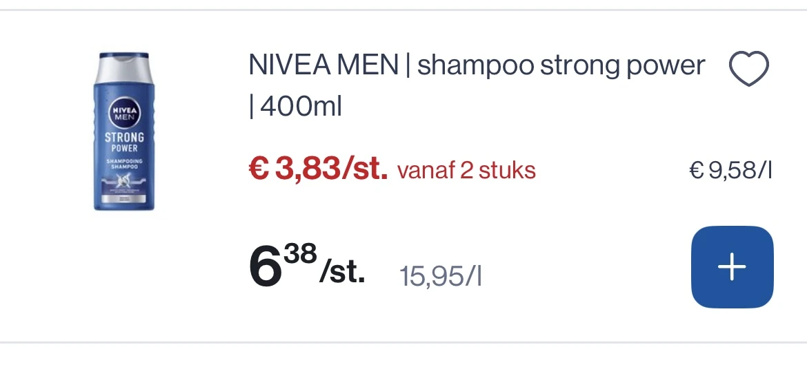 Nivea men shampoo strong power 400 ml