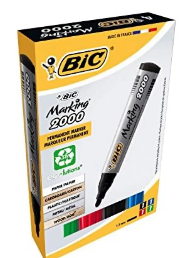 Bic permanent markers
