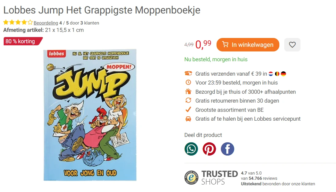 tot -80% op boeken en knutselpret bij Lobbes 🤩