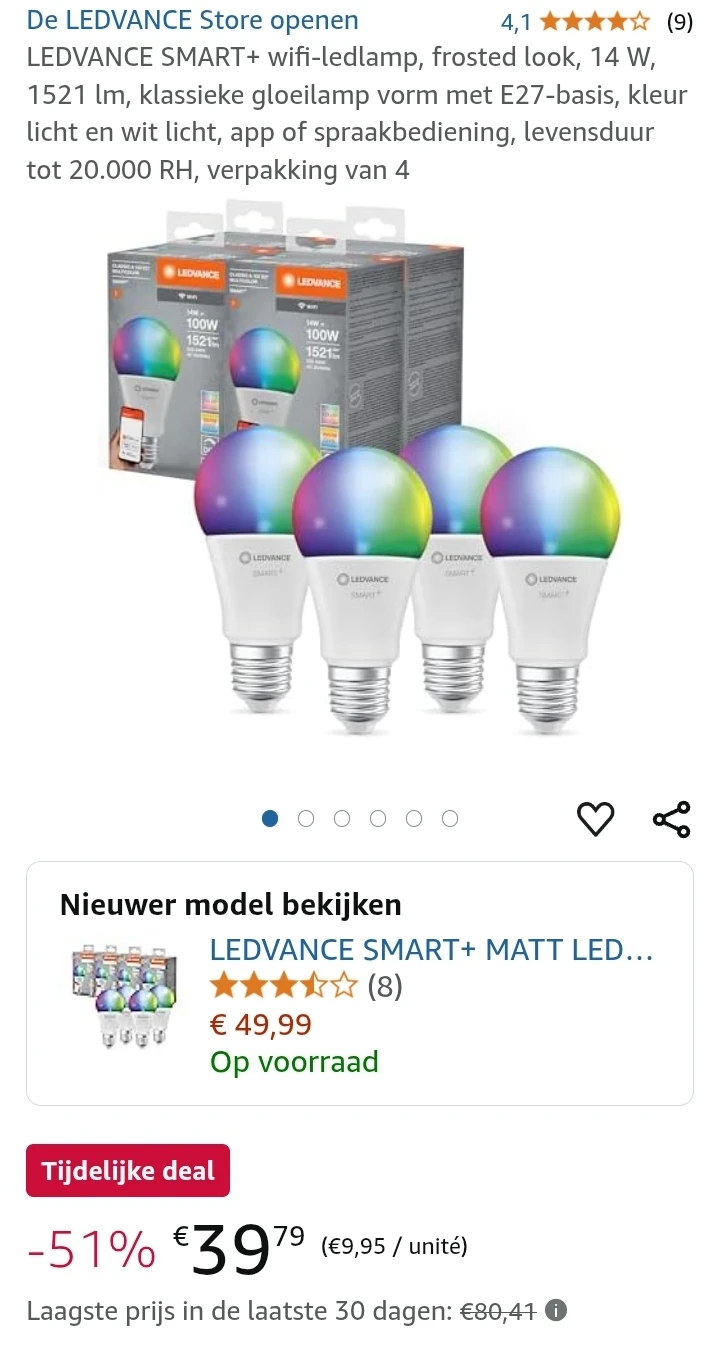 LEDVANCE SMART+ wifi-ledlamp