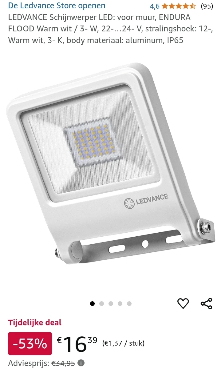 LEDVANCE ENDURA FLOOD Schijnwerper LED