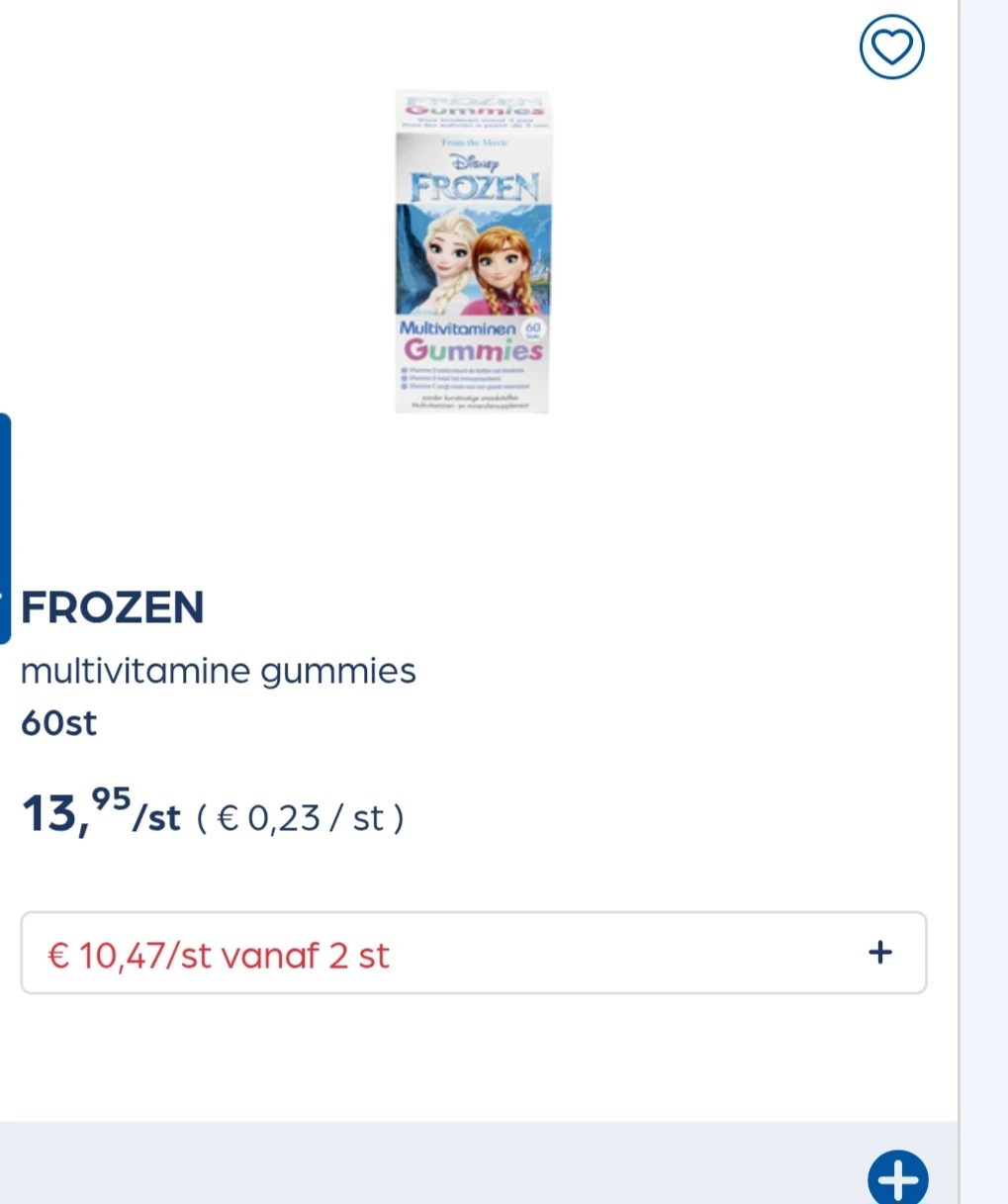 Collect&go FROZEN multivitamine gummies 60st