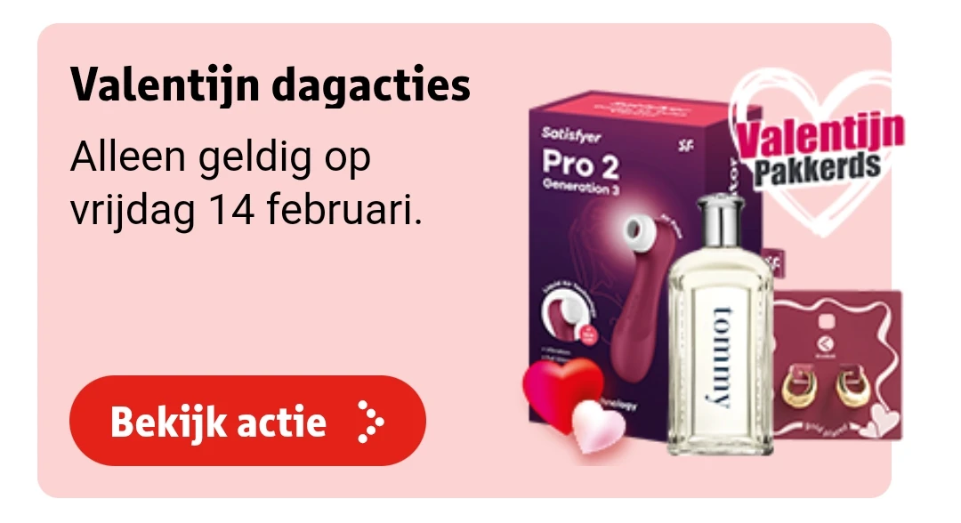 Kruidvat Valentijnsactie 50%