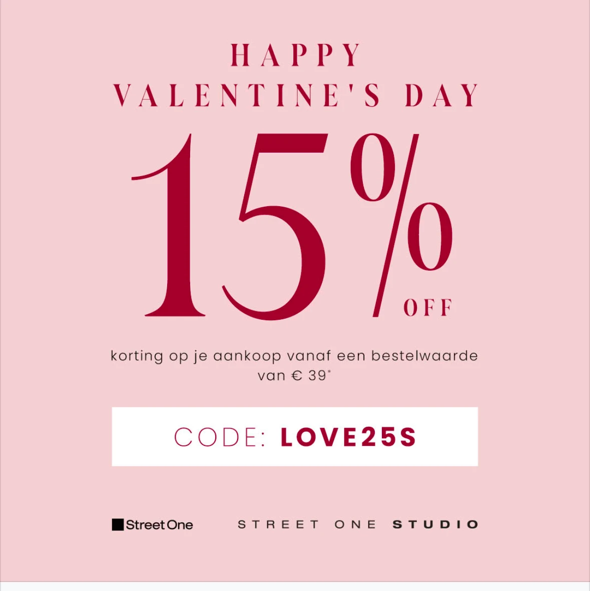Kortingscode street one