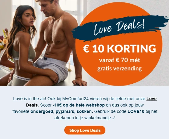 mycomfort24; €10 korting