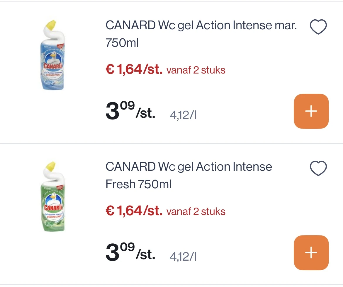 Canard wc gel 750 ml