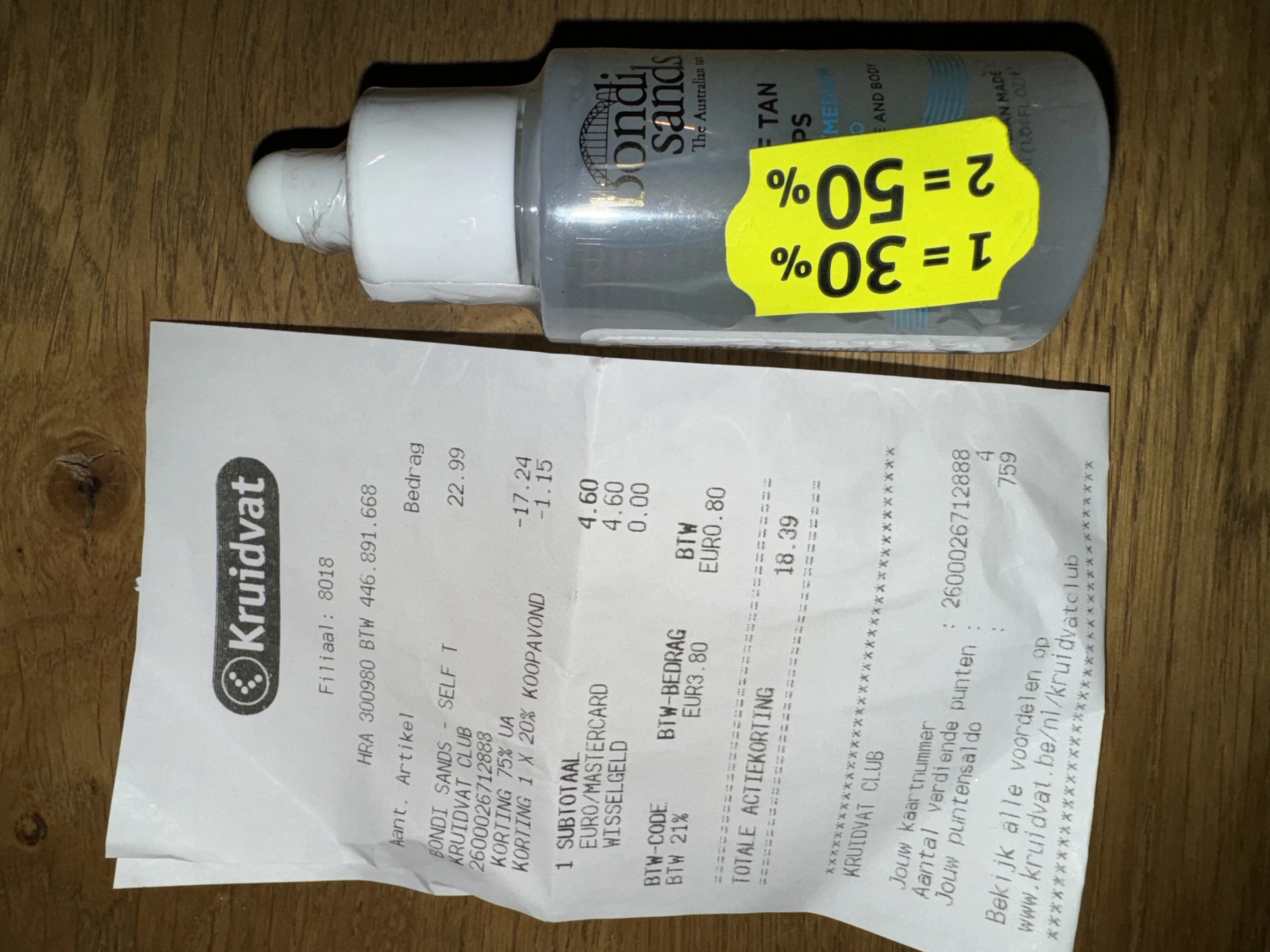 Extra korting bij koopavond kruidvat