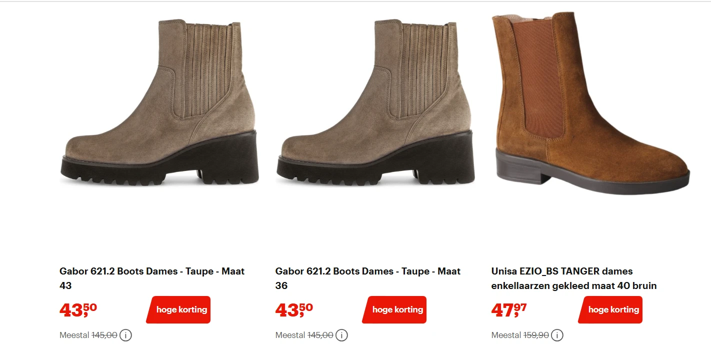 dames schoenen/laarzen