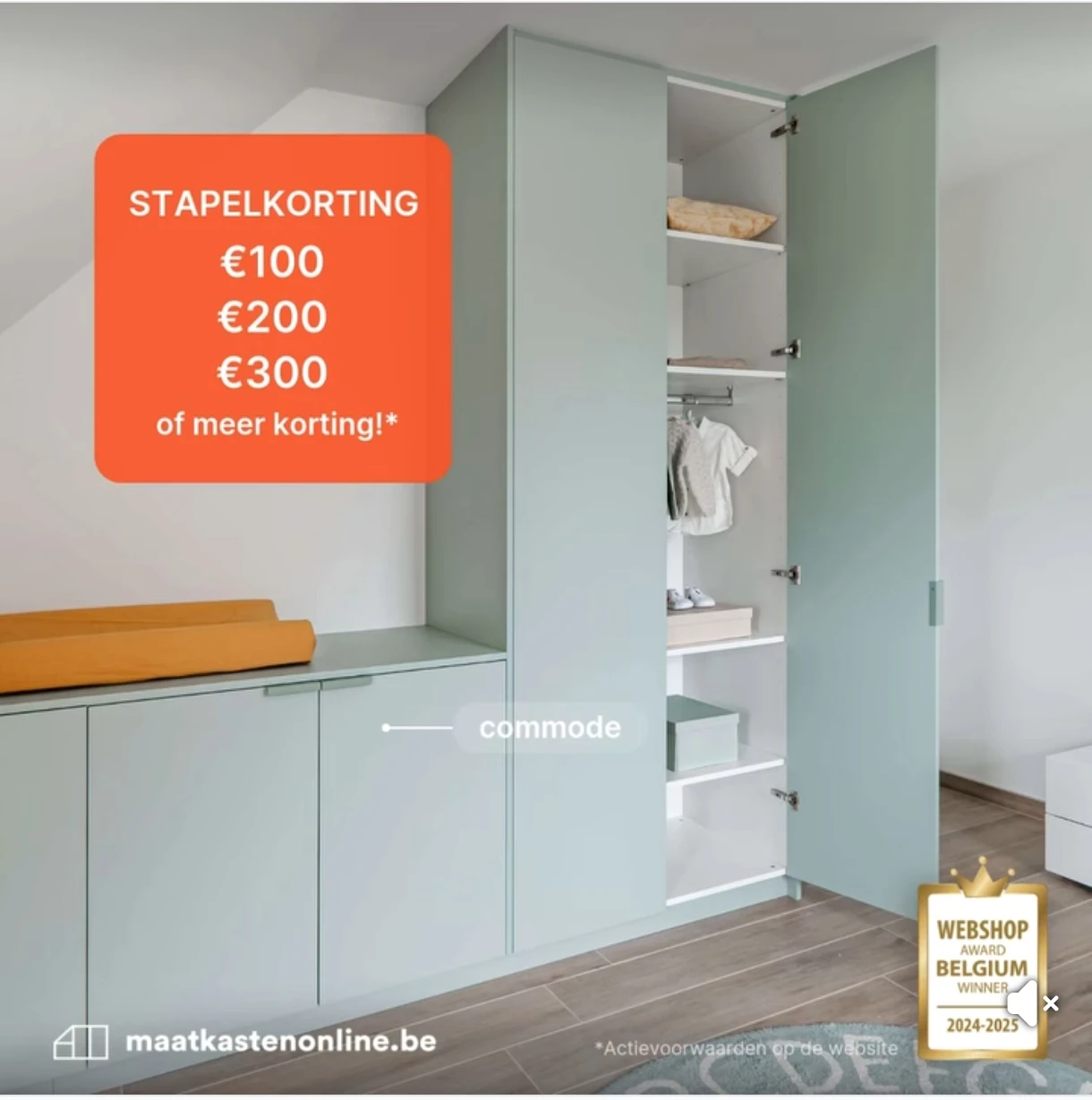 ACTIE: Stapelkorting op al je kasten! 🎁✨