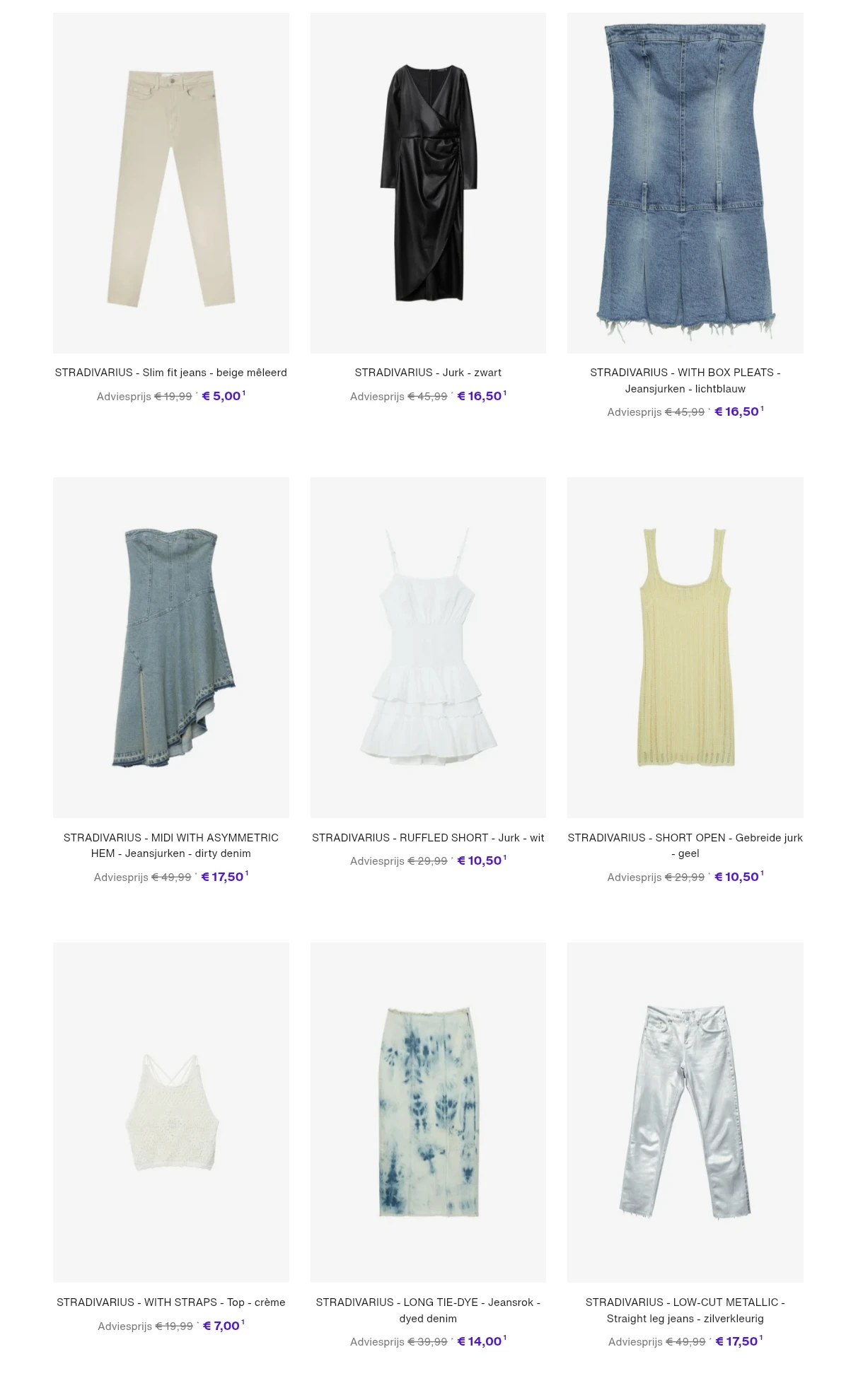 Stradivarius tot wel 75% korting