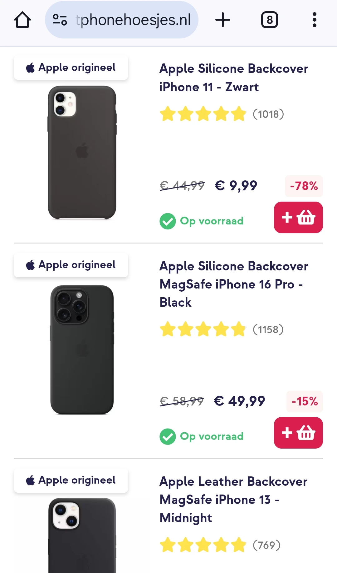 Smartphonehoesjes tot 78%