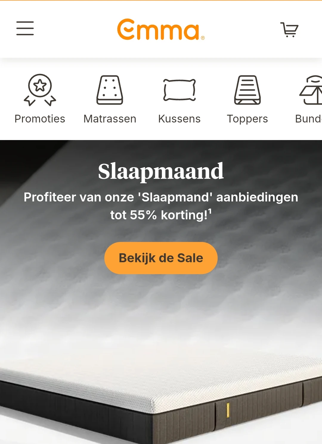 Emma 55% korting