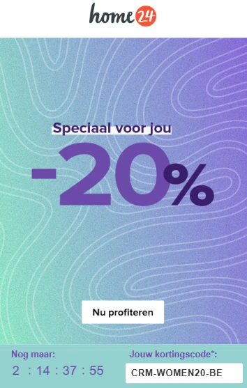 home24: 20% korting voor vrouwendag