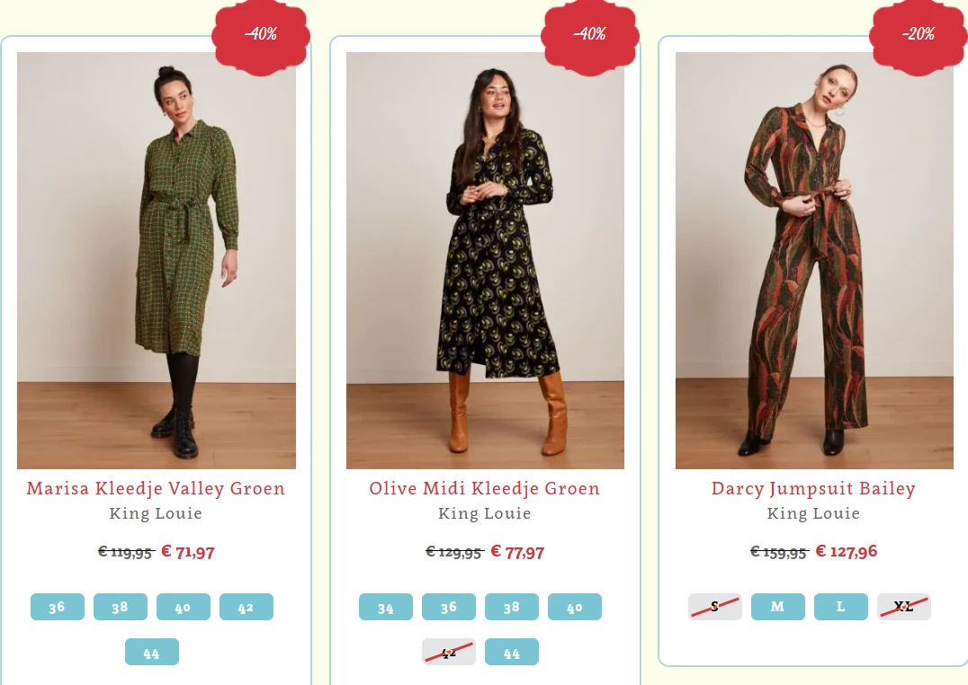 tot -50% in sale bij Seventy One