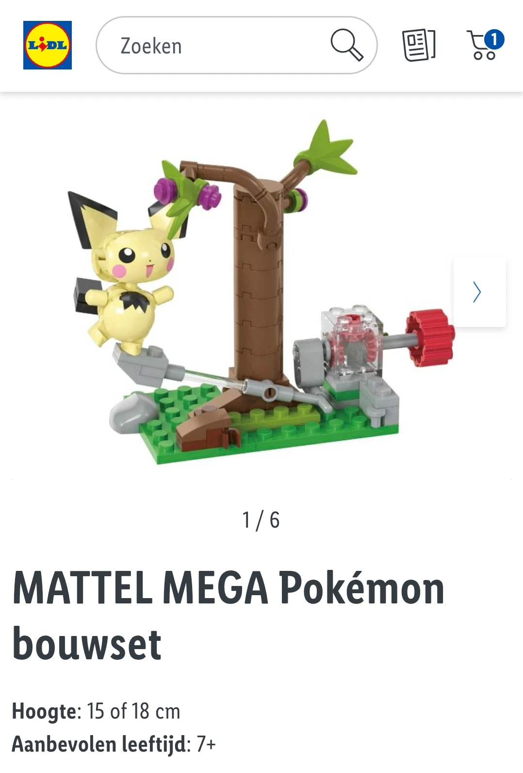 -53% MATTEL MEGA Pokémon bouwset