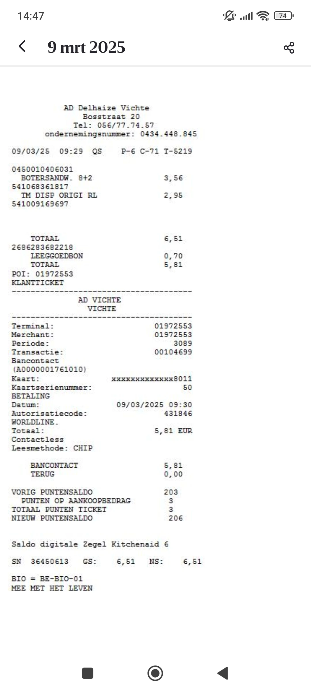 Sandwiches 8+2 bij Delhaize