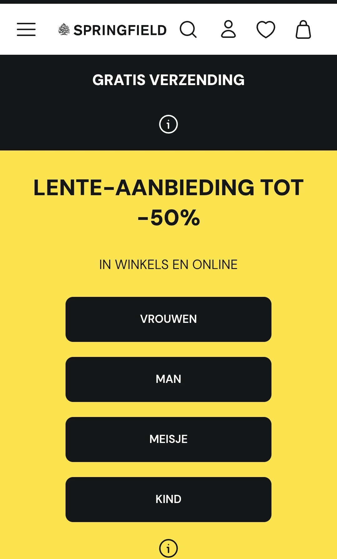 Springfield tot 50%