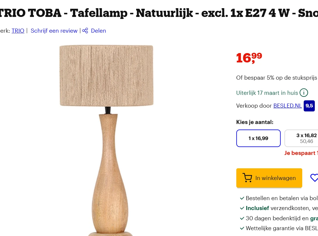 tafellamp