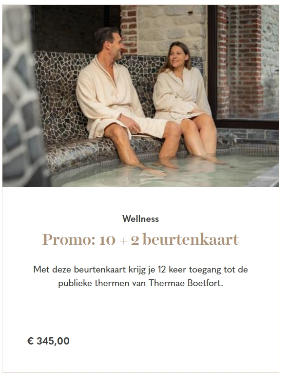 Gratis beurten bij Thermae 💆