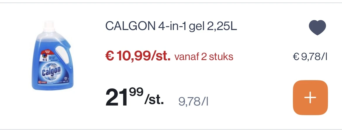 Calgon 4 in 1 gel 2,25 L