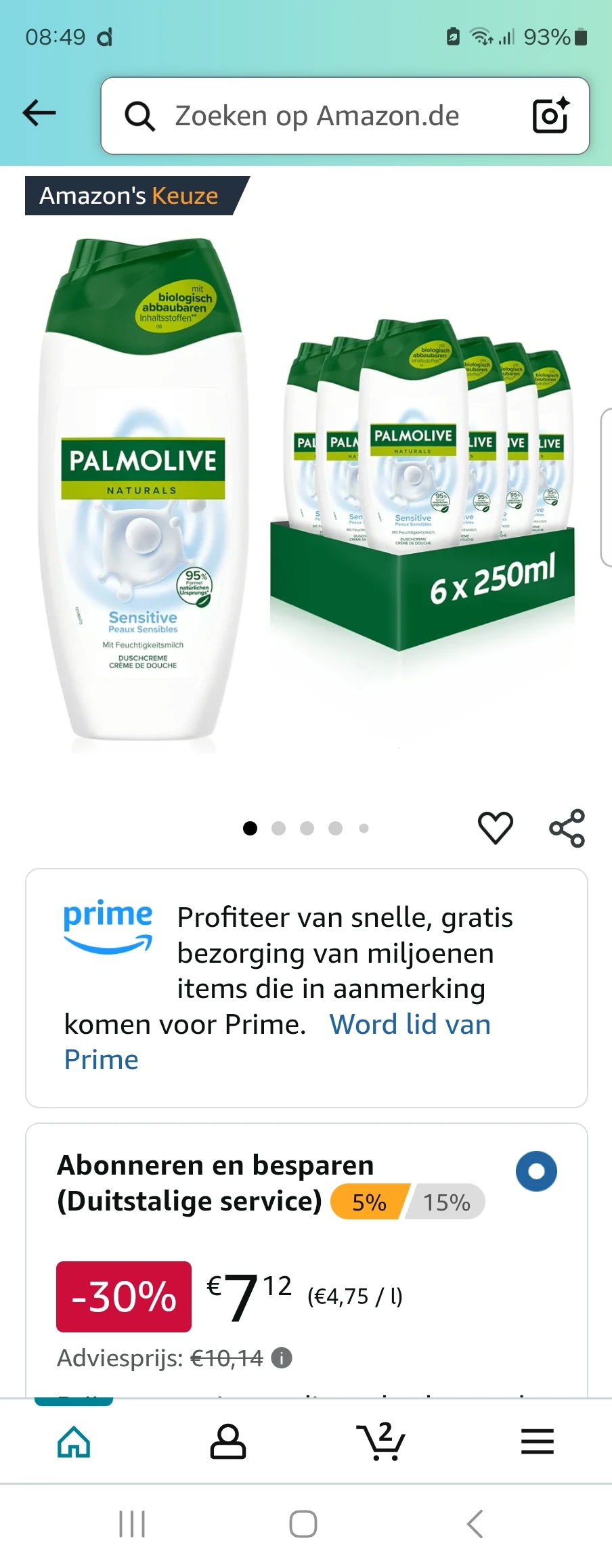 Palmolive douchegel