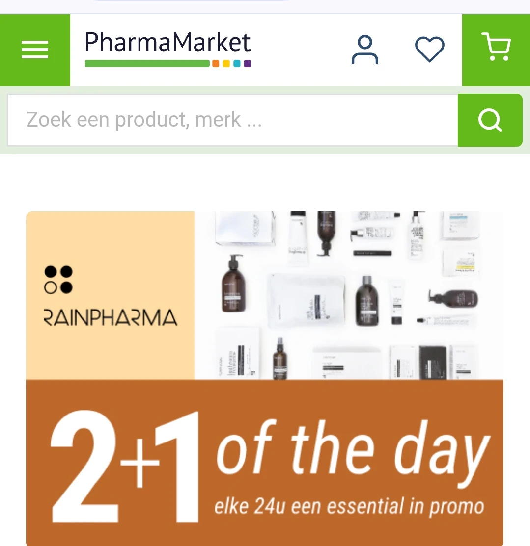 Pharma market 2 + 1 gratis