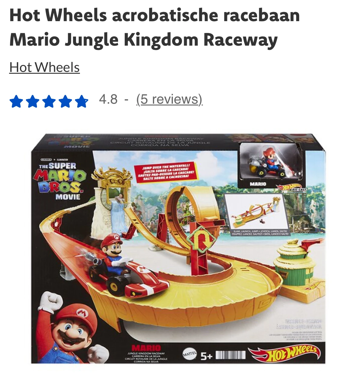 Hot wheels Mario racebaan 🏁