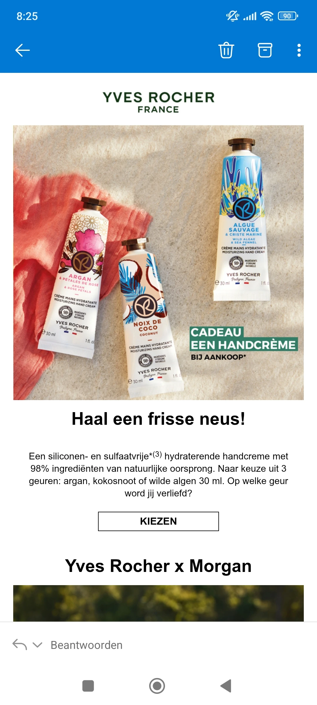Yves Rocher: gratis handcrème en weekendtas voor €4,99