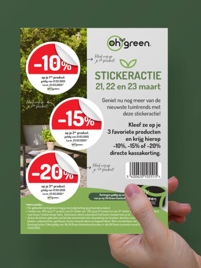 Stickeractie Oh’green
