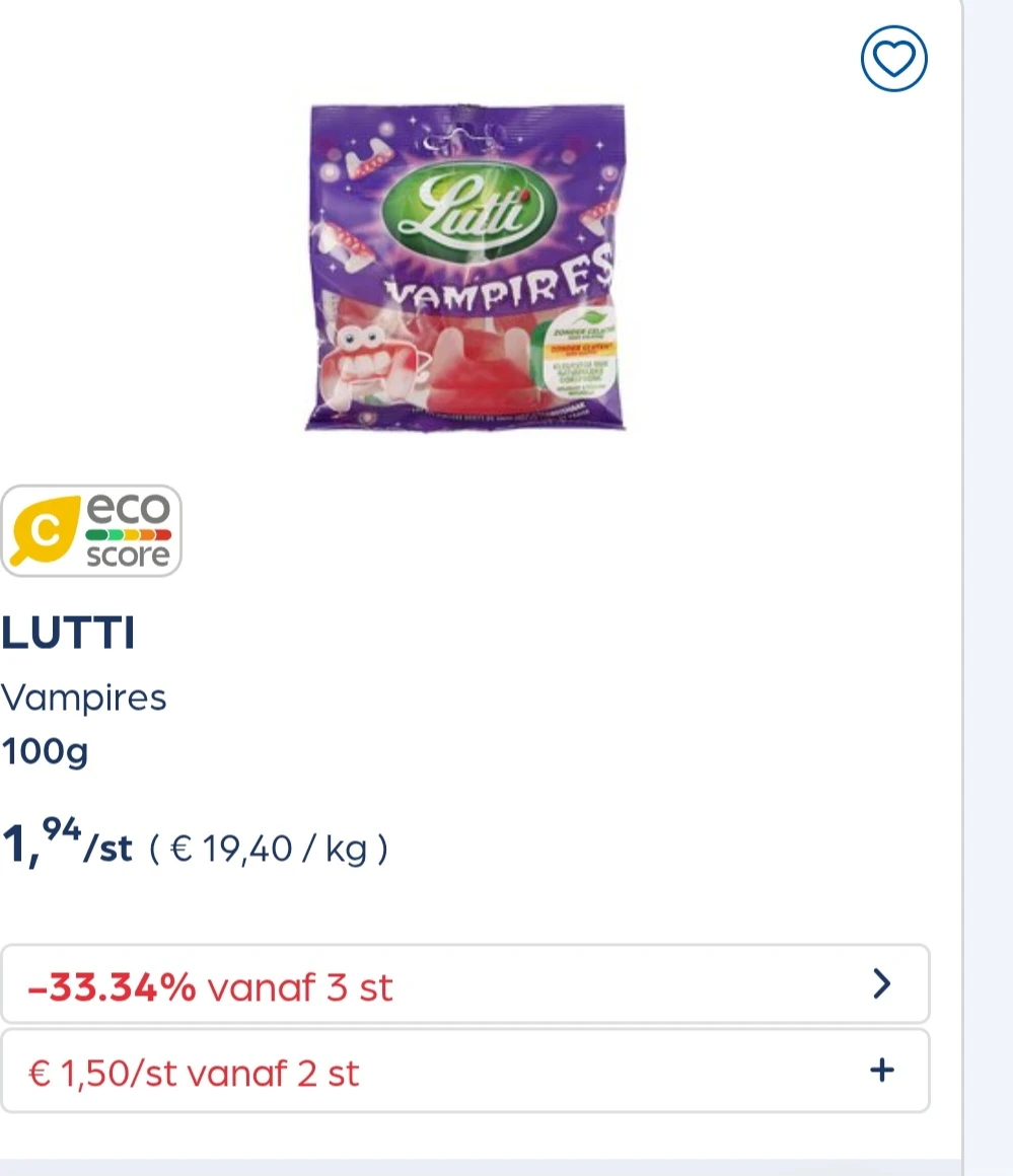 Collect&go LUTTI Vampires 100g -33,34% extra