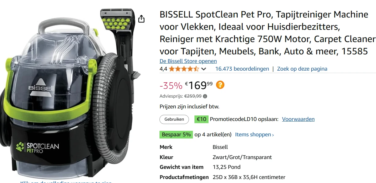 bissell spotclean
