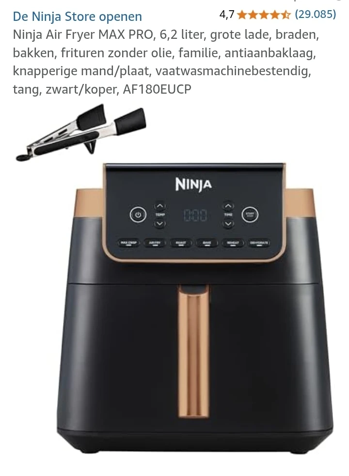 Ninja Air Fryer MAX PRO 6,2 liter