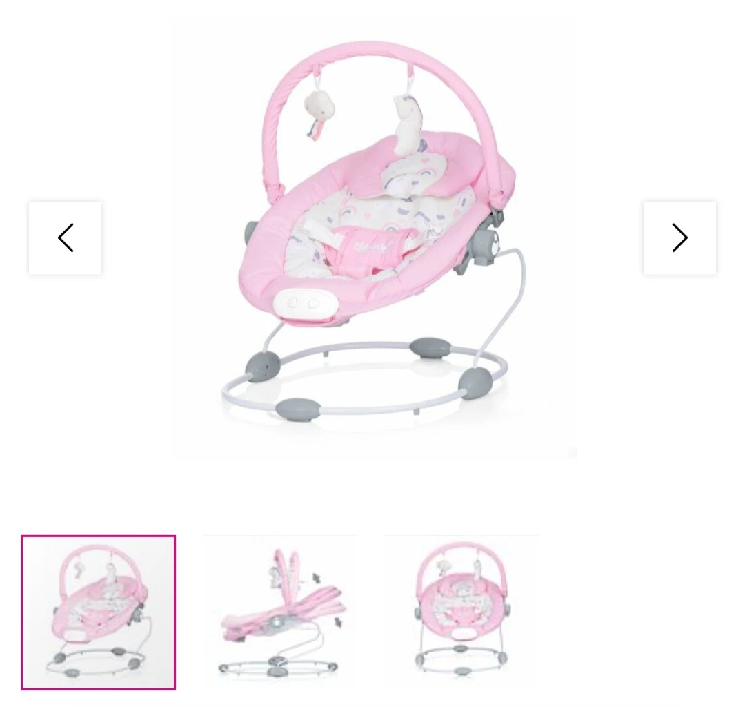 Wipstoel roze 63% voordeliger bij Van Asten Baby Superstore