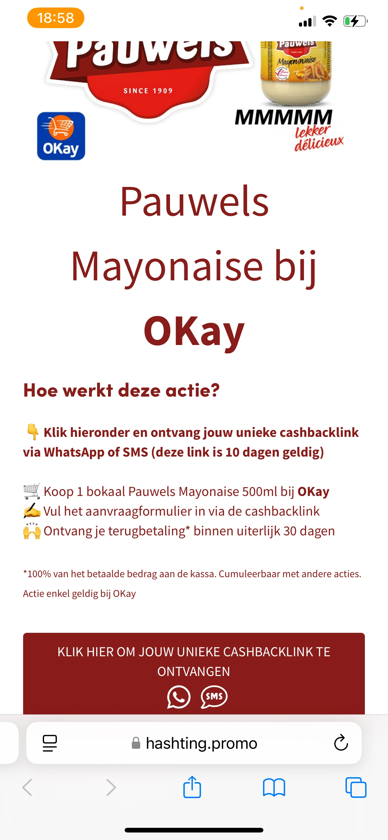 Gratis Pauwels Mayonaise (500ml) bij Okay