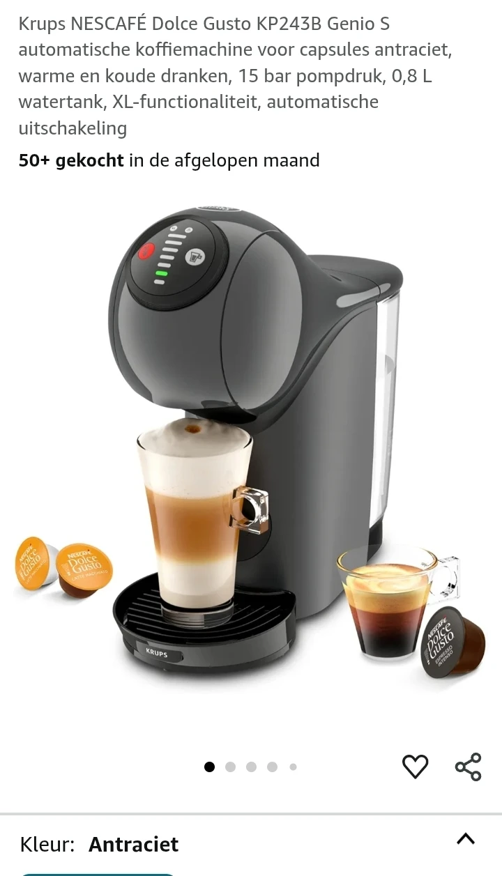 Krups NESCAFÉ Dolce Gusto KP243B Genio S ☕️