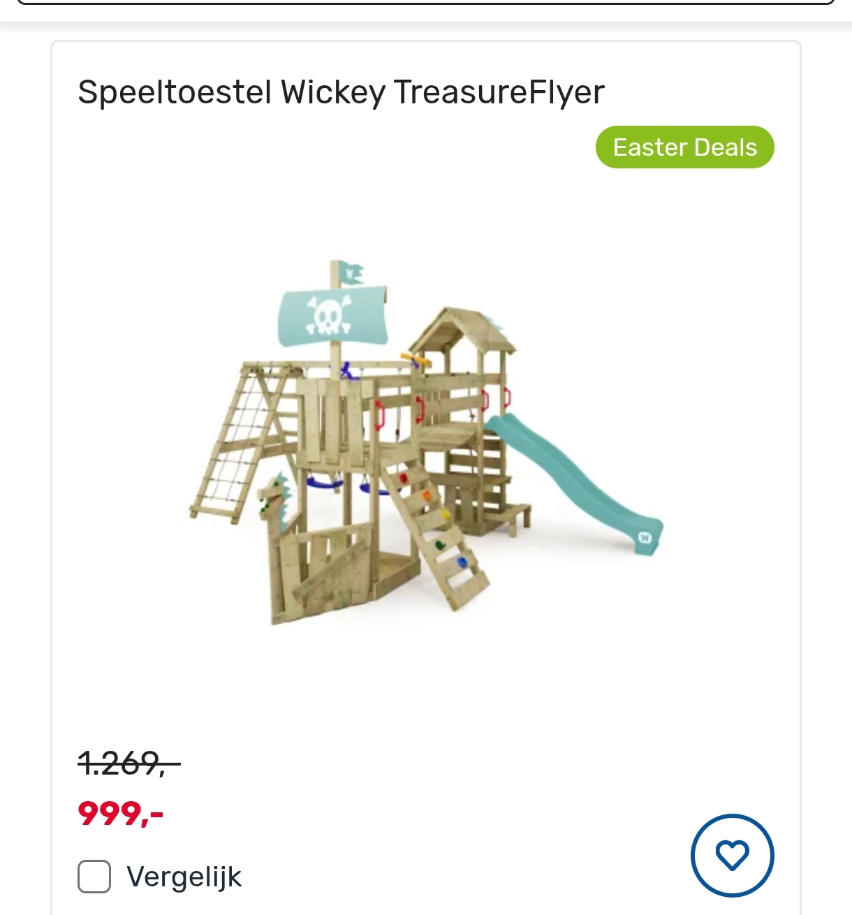 Speeltoestellen Wickey aan mooie korting