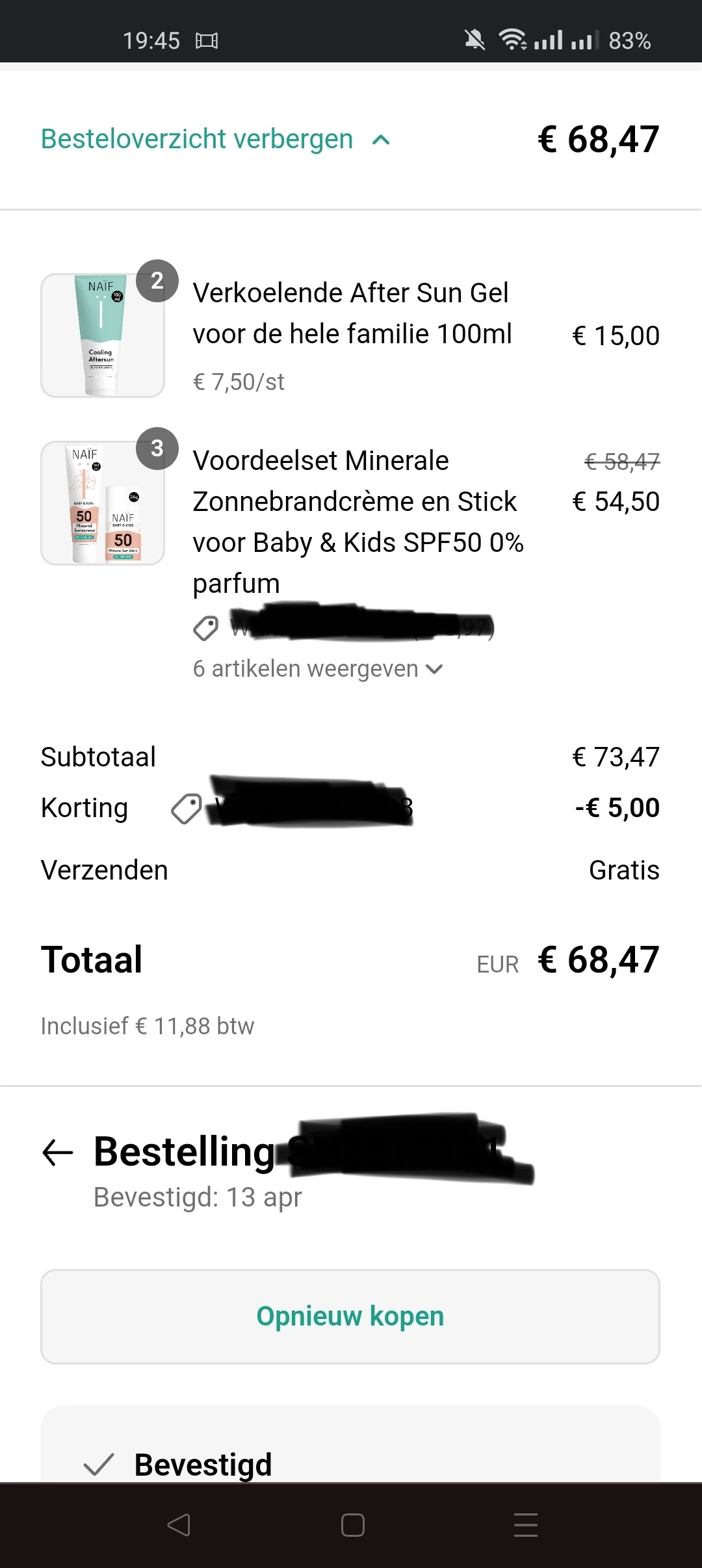 Online promo naïf zomer producten