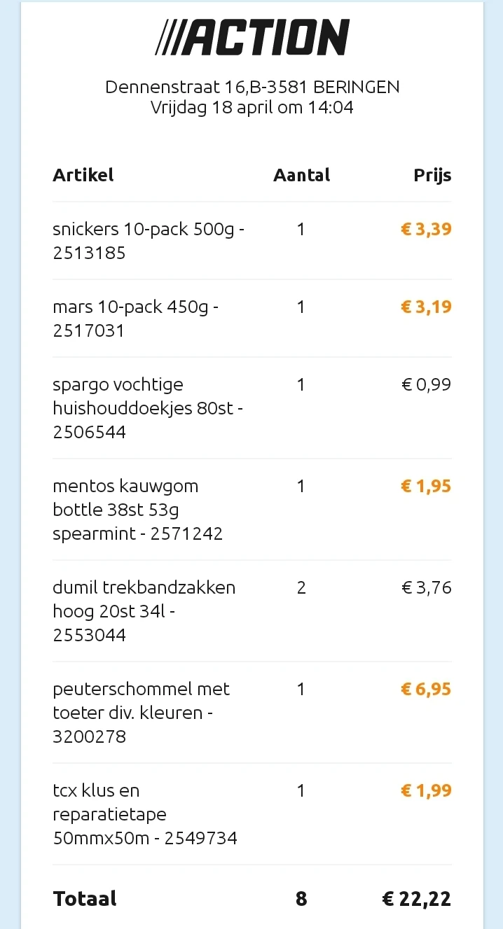 Peuterschommel €6,95 bij Action