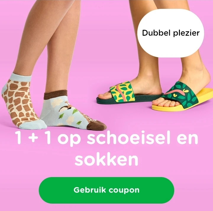 1+1 op een selectie bij Dedoles
