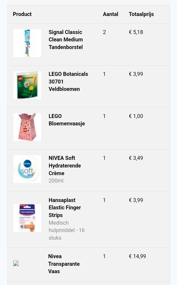 Bij Kruidvat gratis Lego, gratis vaas, oogmaskers 2+1 en dettol in promo