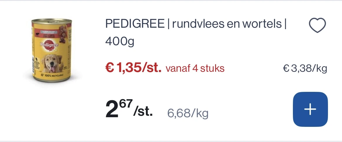 Pedigree hondeneten -50%