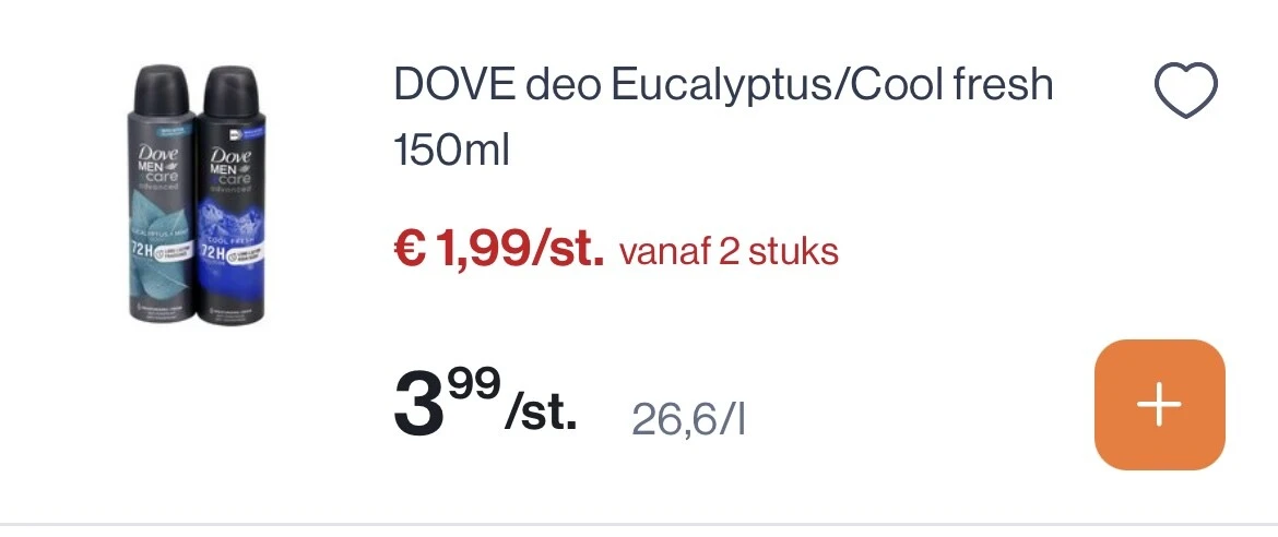 Dove men + care