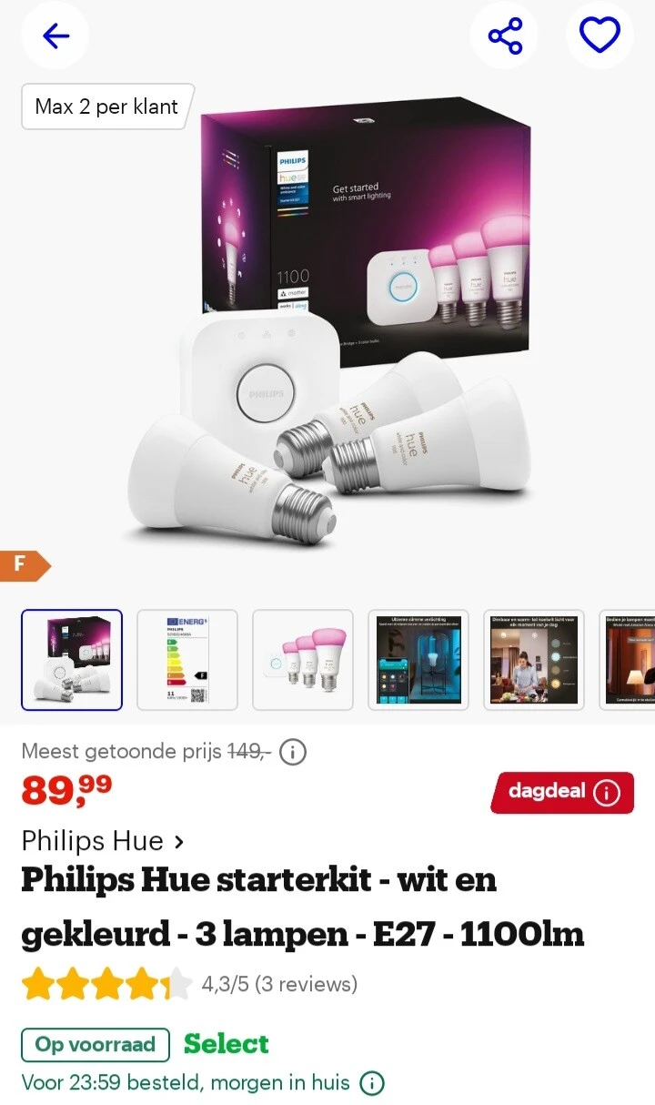 Philips Hue starterkit