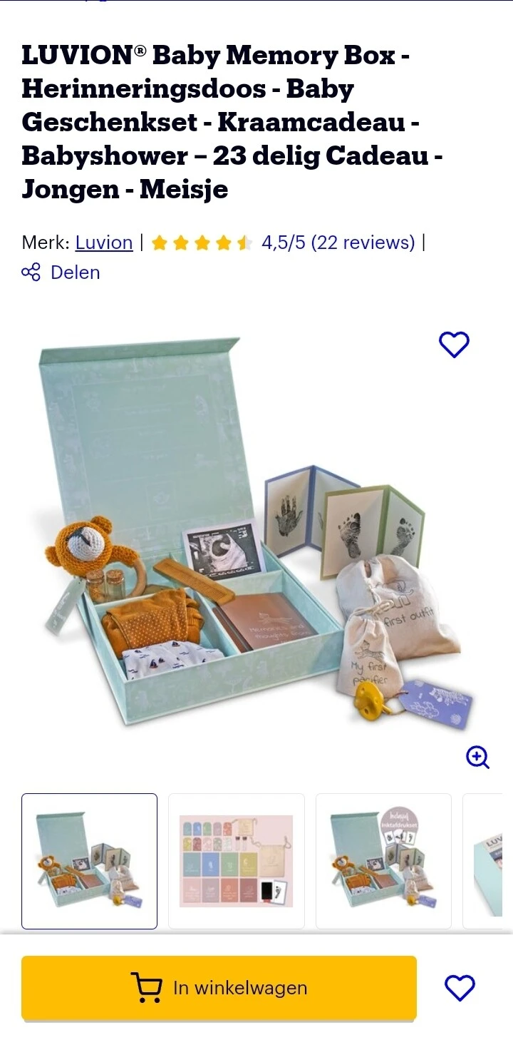 Baby Memory box -50%