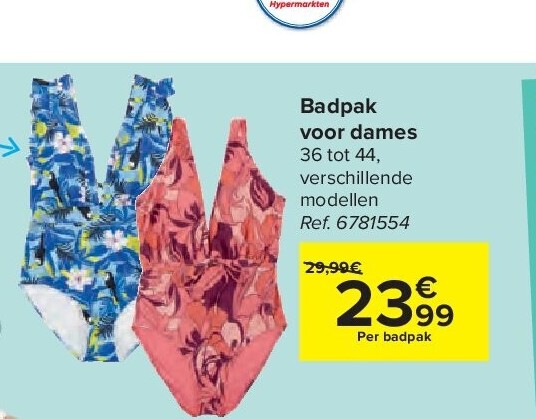 Badpak voor dames