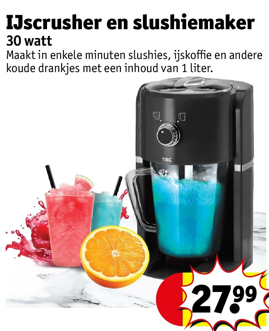 IJscrusher en slushiemaker