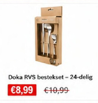 Doka RVS bestekset - 24-delig