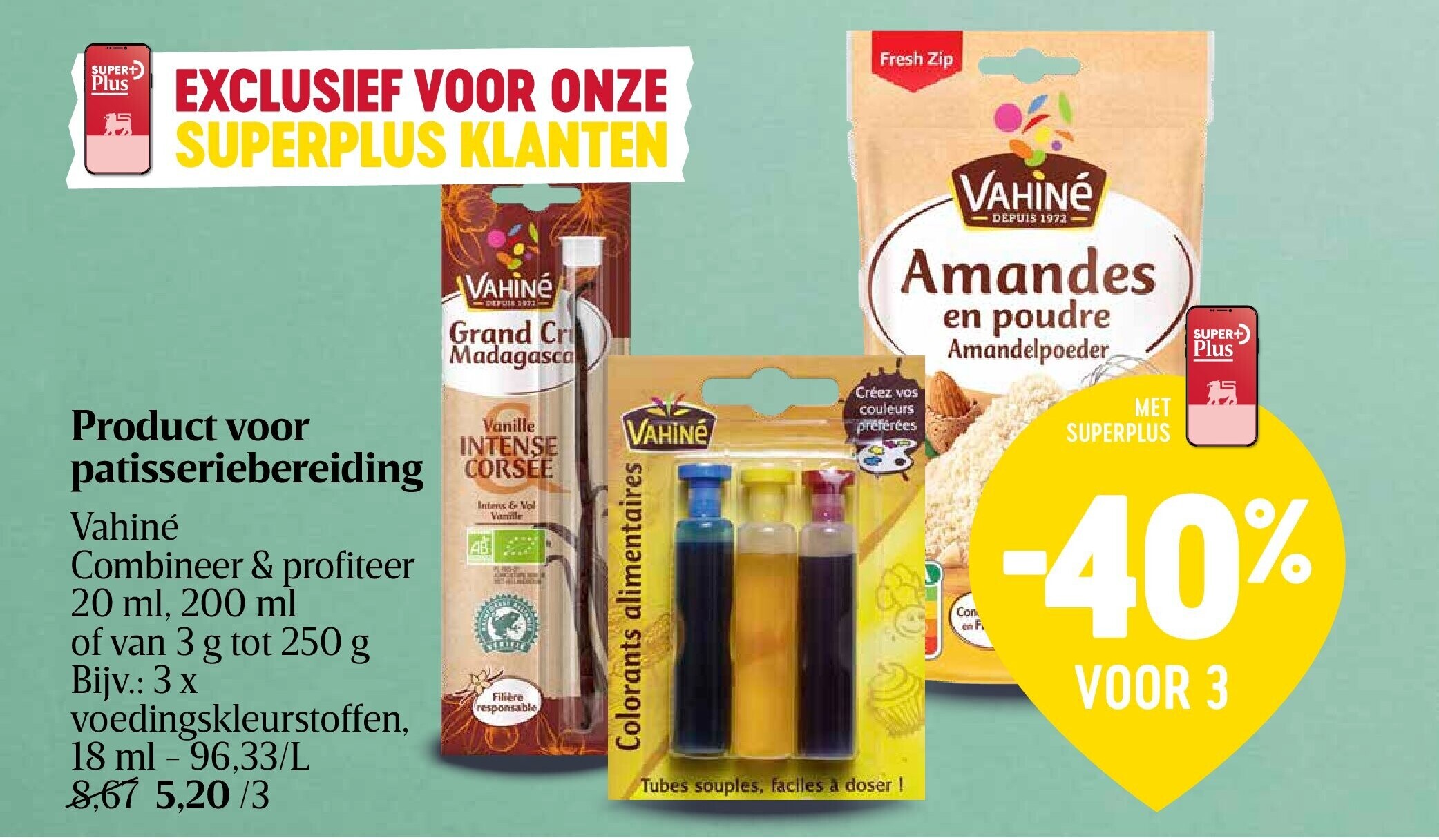 Product voor patisseriebereiding