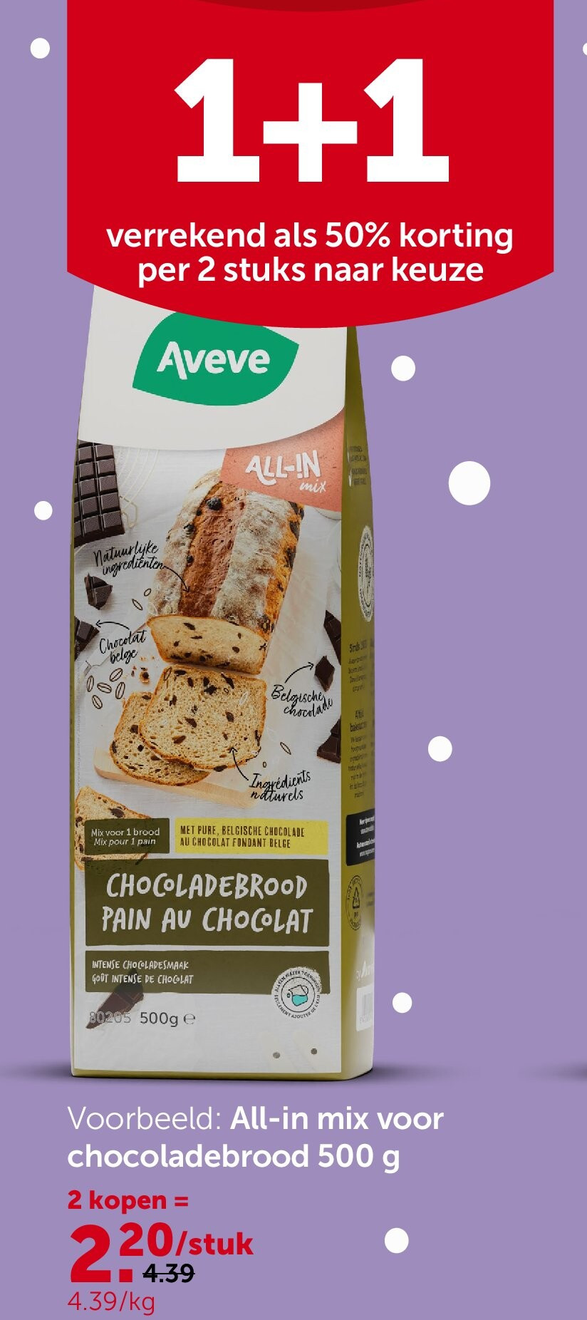 All-in mix voor chocoladebrood 500 g